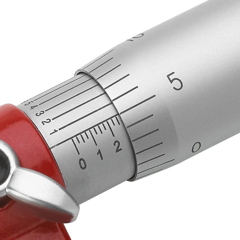 SANDOR Premium Outside Micrometer Set 0-4" / 0.0001" (0-1"/1-2"/2-3"/3-4") Precision Machinist Tools w/Carbide Tips, Standards, Ratchet Stop - Image 5